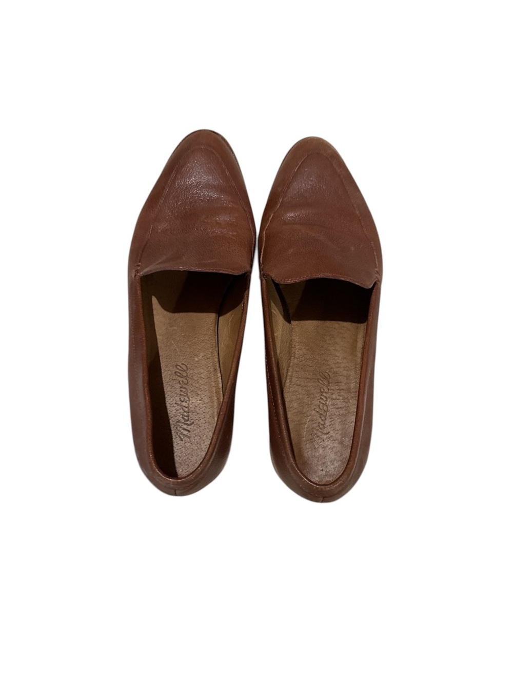 Madewell Brown Leather Slip-On Loafers